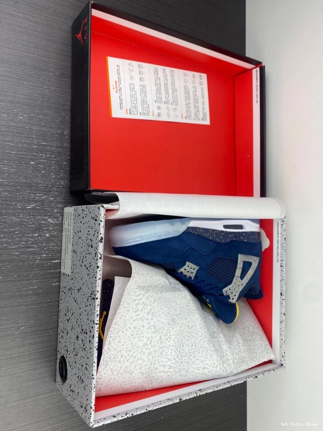 1st Kicks (PE) Michigan 4 Air Retro Jordan AJ4-1036660 0725